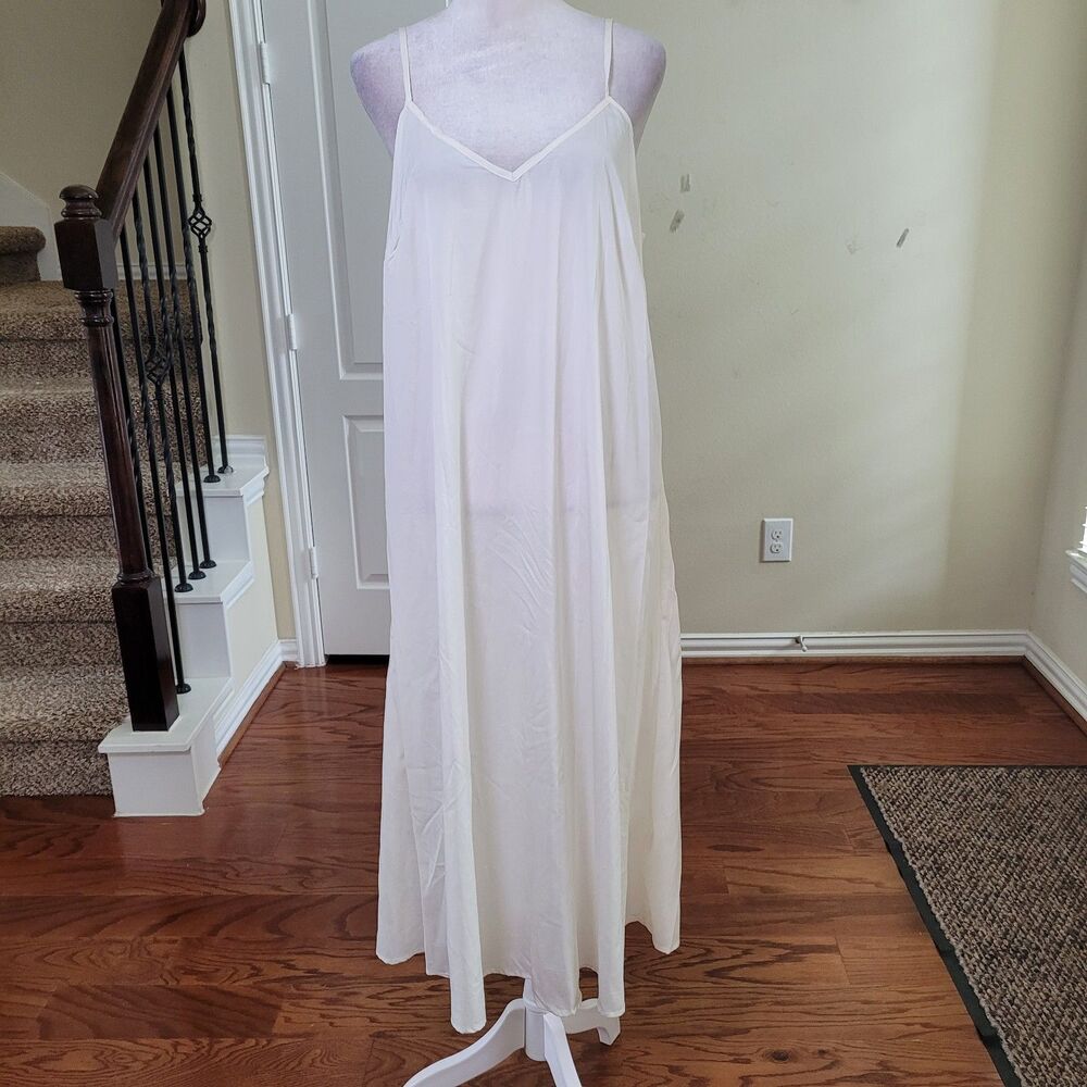 Anthropologie Let Me Be Midi Dress White Women S Puff Sleeve Bridal Graduation - Picture 13 of 17